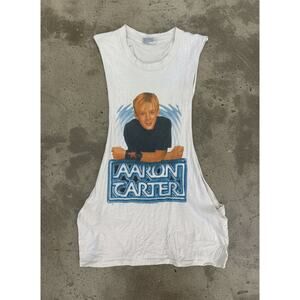 2001 Aaron Carter Cutoff Tank Top (Size S)